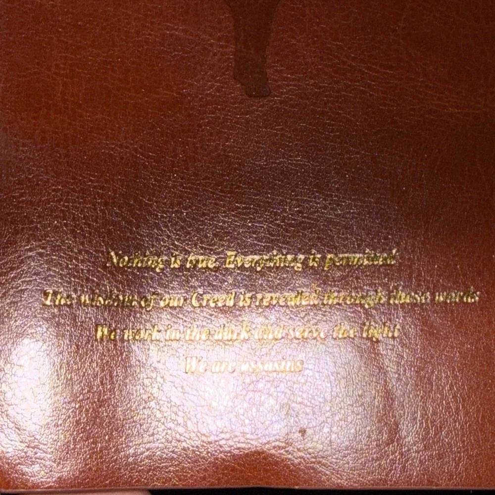 Vintage Refillable‎ Assassin's Creed Leather Journal Embossed Art Retro Pendants